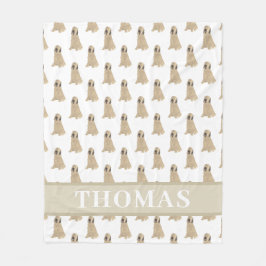 Persoonlijke briard fleece deken