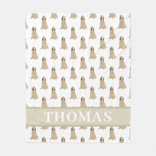 Persoonlijke briard fleece deken (Voorkant)
