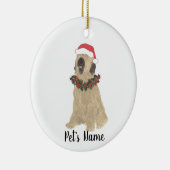 Persoonlijke Briard Kerst Keramisch Ornament (Rechts)