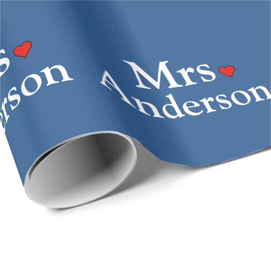 Persoonlijke bride cadeaupapier (Rol Hoek)