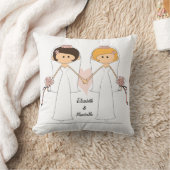 Persoonlijke bride en bride Pillow Kussen (Deken)