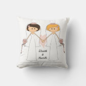 Persoonlijke bride en bride Pillow Kussen (Voorkant)