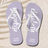 Persoonlijke bride Periwinkle en White van het Tea Teenslippers