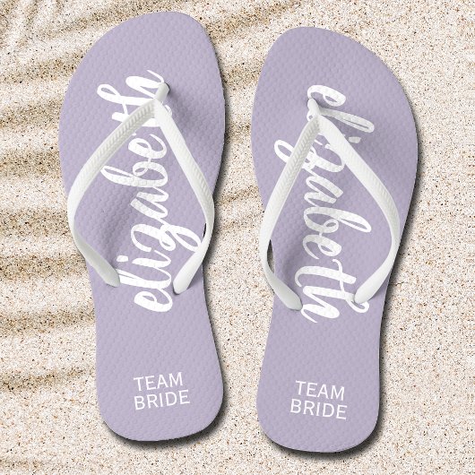 Persoonlijke bride Periwinkle en White van het Tea Teenslippers