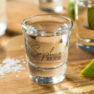 Persoonlijke bride shot glas
