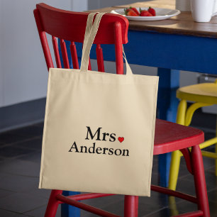 Persoonlijke bride tote bag
