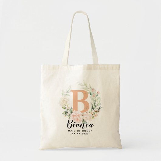 Persoonlijke Bridesmaid Canvas tas Bridesmaid (Voorkant)