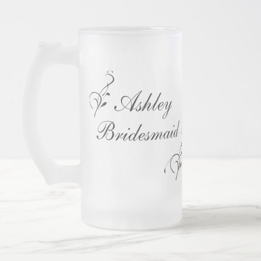 Persoonlijke bridesmaïde Mok (Links)