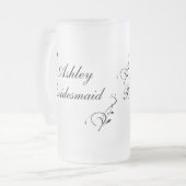 Persoonlijke bridesmaïde Mok (Voorkant links)