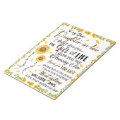 Persoonlijke brief aan mijn dochter in de wet notitieblok (Schuin)