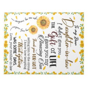 Persoonlijke brief aan mijn dochter in de wet notitieblok