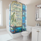 Persoonlijke brief aan mijn dochter van mama douchegordijn (In situ)