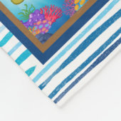 Persoonlijke brief aan mijn dochter van mama fleece deken (Hoek)