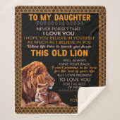 Persoonlijke brief aan mijn dochter van pa B Sherpa Deken (Voorkant)