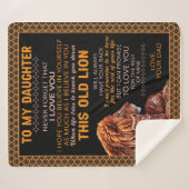 Persoonlijke brief aan mijn dochter van pa B Sherpa Deken (Voorkant (horizontaal))