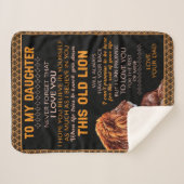 Persoonlijke brief aan mijn dochter van pa B Sherpa Deken (Voorkant (horizontaal))