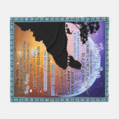 Persoonlijke brief aan mijn geweldige zoon fleece deken (Voorkant (Horizontaal))