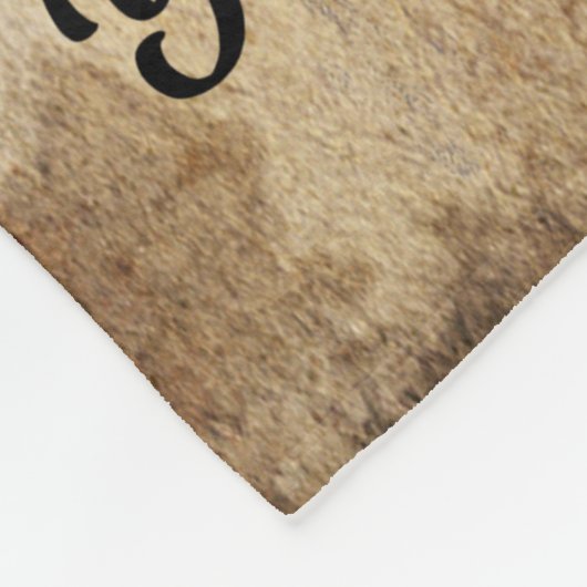 Persoonlijke brief aan mijn geweldige zoon fleece deken (Hoek)