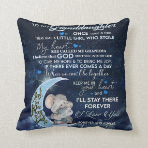 Persoonlijke brief aan mijn kleindochter, Elephant Kussen