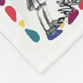 Persoonlijke brief aan mijn kleindochter fleece deken (Hoek)