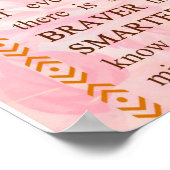 Persoonlijke brief aan mijn kleindochter poster (Hoek)