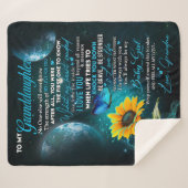 Persoonlijke brief aan mijn kleindochter sherpa deken (Voorkant (horizontaal))