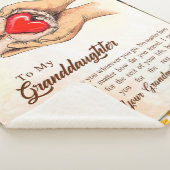 Persoonlijke brief aan mijn kleindochter, sherpa deken (3/4)