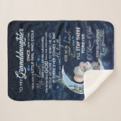 Persoonlijke brief aan mijn kleindochter, sherpa deken (Voorkant (horizontaal))