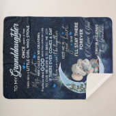 Persoonlijke brief aan mijn kleindochter, sherpa deken (Voorkant (horizontaal))
