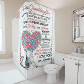 Persoonlijke brief aan mijn kleindochter van Gran Douchegordijn (In situ)