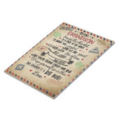 Persoonlijke brief aan mijn kleinzoon, Love Grands Notitieblok (Schuin)