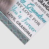 Persoonlijke brief aan mijn kleinzoon, Love Grands Tissuepapier (Detail)