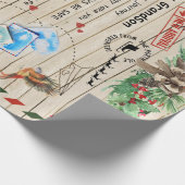 Persoonlijke brief aan mijn kleinzoon van opa, cadeaupapier (Hoek)