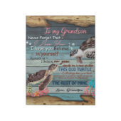 Persoonlijke brief aan mijn kleinzoon van opa notitieblok (Linkerzijde)