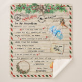 Persoonlijke brief aan mijn kleinzoon van opa sherpa deken (Voorkant)