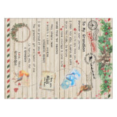 Persoonlijke brief aan mijn kleinzoon van opa tafelkleed (Voorkant (Horizontaal))