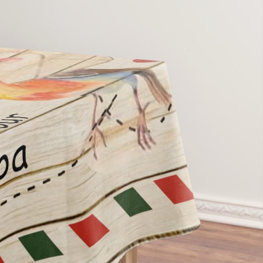 Persoonlijke brief aan mijn kleinzoon van opa tafelkleed (Voorbeeld)