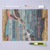 Persoonlijke brief aan mijn kleinzoon van opa tissuepapier (Craft)