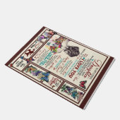 Persoonlijke brief aan mijn liefhebbende dochter deurmat (Schuin)