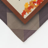 Persoonlijke brief aan mijn man fleece deken (Hoek)