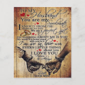 Persoonlijke brief aan mijn man | Startdecor Flyer (Voorkant)