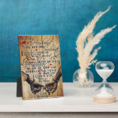 Persoonlijke brief aan mijn man | Startdecor Fotoplaat (Zijkant)