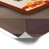 Persoonlijke brief aan mijn man Valentine Days Poster (Hoek)