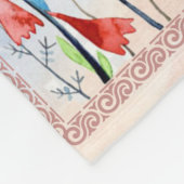 Persoonlijke brief aan mijn tante fleece deken (Hoek)