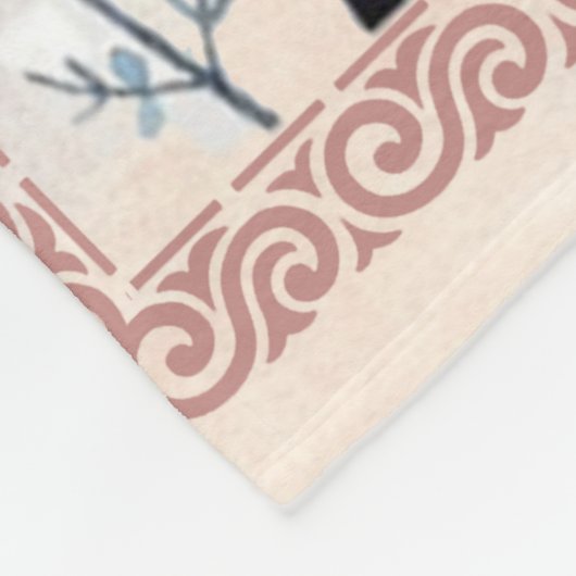 Persoonlijke brief aan mijn tante fleece deken (Hoek)