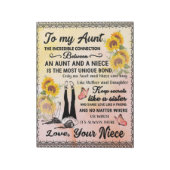 Persoonlijke brief aan mijn tante Love van Niece Notitieblok (Linkerzijde)