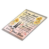 Persoonlijke brief aan mijn tante Love van Niece Notitieblok (Schuin)