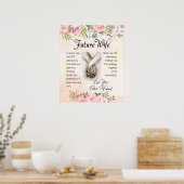 persoonlijke brief aan mijn toekomstige vrouw, poster (Keuken)