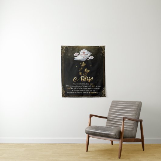 Persoonlijke brief aan mijn verpleegster wandkleed (In situ)