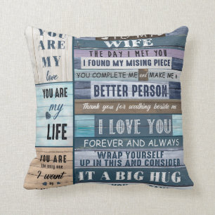 Persoonlijke brief aan mijn vrouw, een paar Valent Kussen